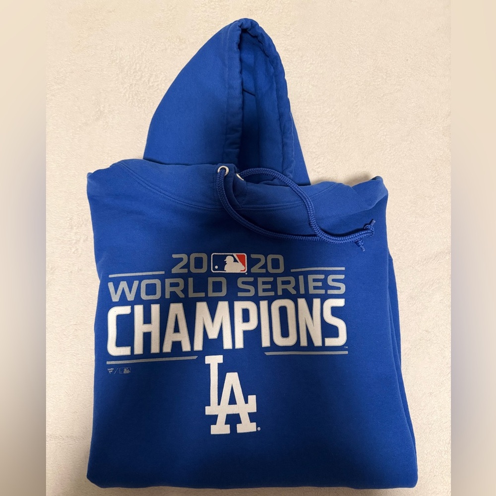 Dodgers 2020 Blue World Series Champions Hoodie